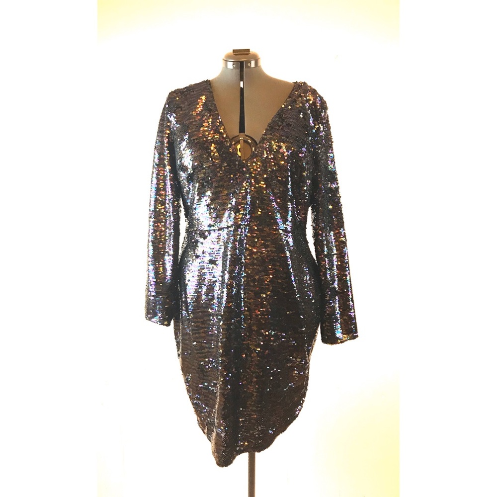 ASOS Curve Sequin Cocktail Dress